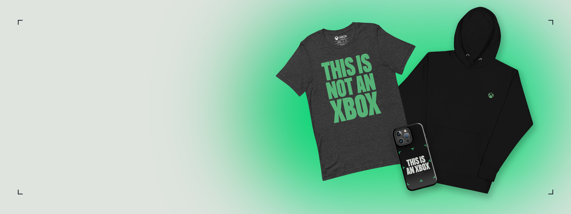 This is an Xbox t-shirt, sweatshirt, and phone case