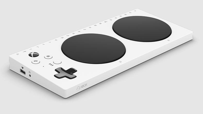 Right angle of Xbox Adaptive Controller